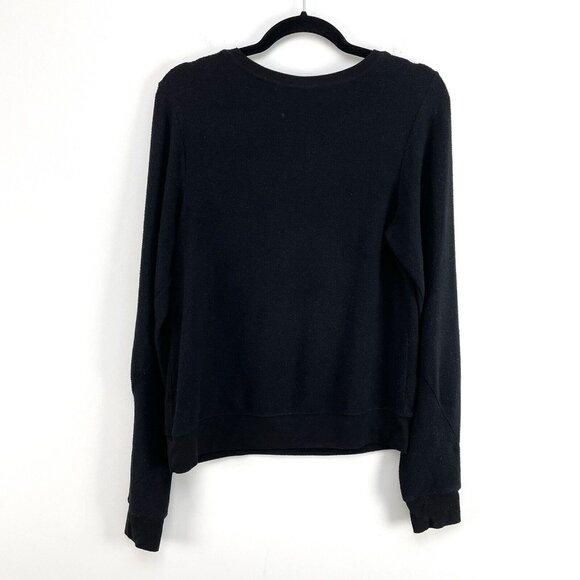 Wildfox Womens Size XS Black Ice Cream Cone Graphic Sweatshirt Top - Picture 6 of 7